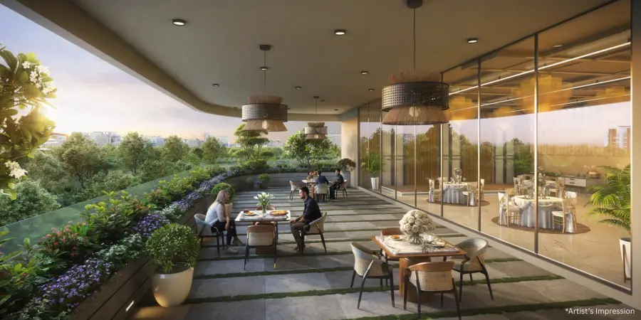 The Club 41 terrace lounge