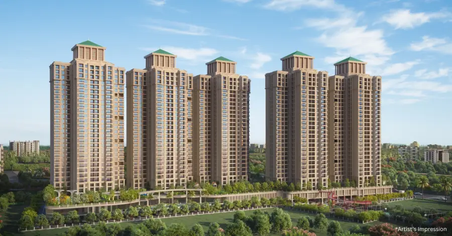 Everlyn elevation, Krisala x Hiranandani Township